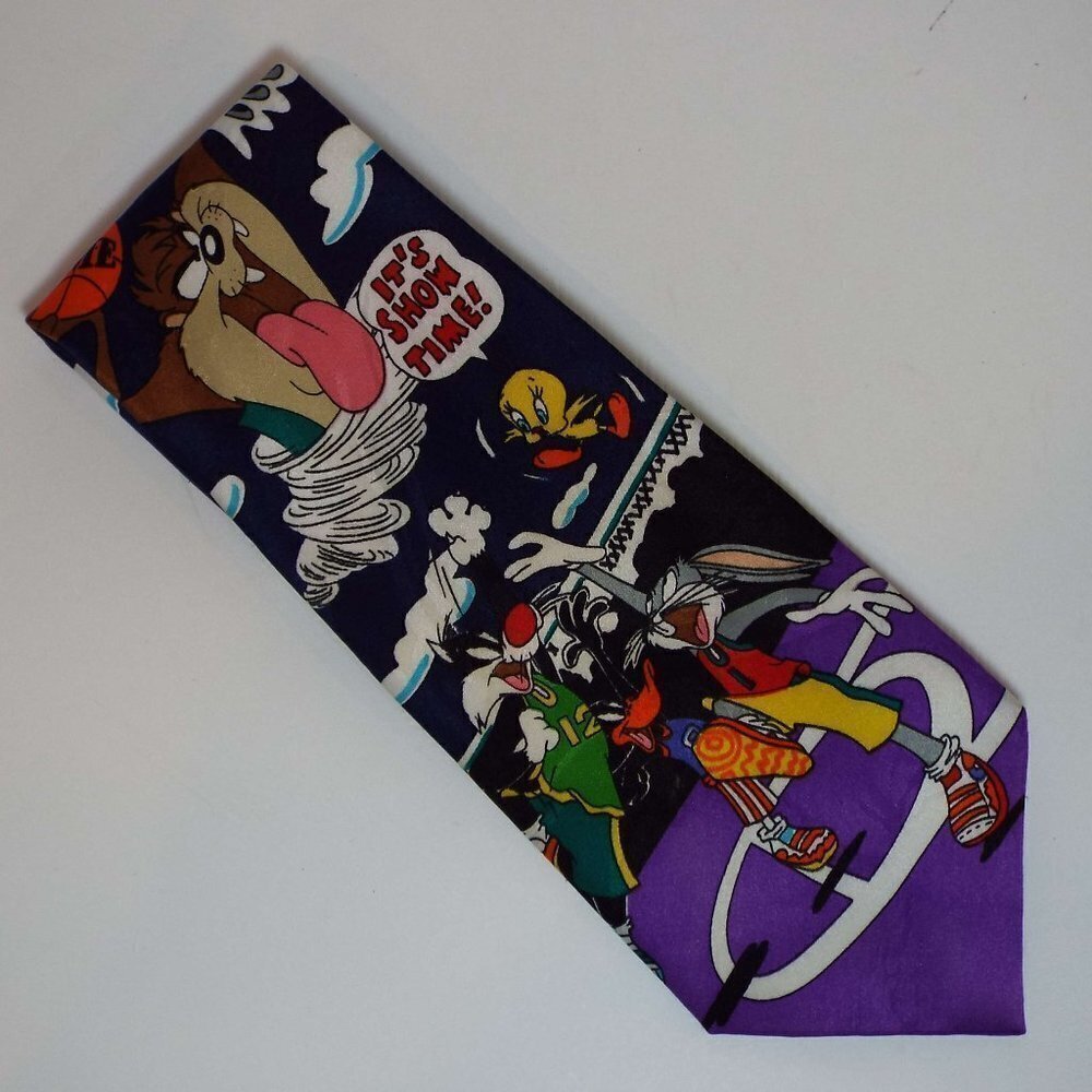 Vintage TAZ Looney Tunes Mania Tie